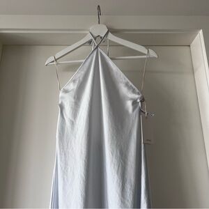 Aritzia Wilfred NightWood Dress in Frozen Gray WITH TAGS